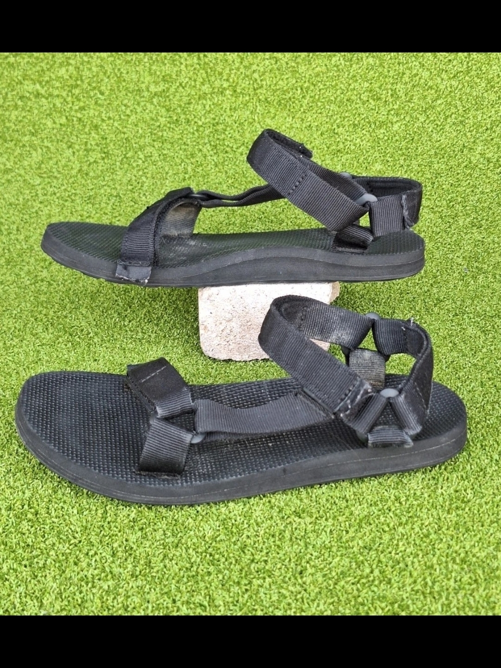 Teva Universal Sandals Women's Size 7 Black Open Toe Strappy